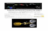 Robotic Asteroid Prospector (RAP) - NASA · PDF file · 2014-05-05Robotic Asteroid Prospector (RAP) Staged from L1: Start of the Deep Space Economy NNX12AR04G Final Report 9 July