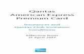 Qantas American Express Premium Card American Express® Premium Credit Card Insurances ... pds_premiumcard.pdf. ... charged to the Qantas American Express Premium Card.