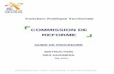COMMISSION DE REFORME - cdg86.fr · PDF filecomposition de la commission de reforme (cdr) ..... page 3 iii. fonctionnement du secretariat de la cdr a. la saisine