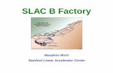 Masahiro Morii Stanford Linear Accelerator Centerusers.physics.harvard.edu/~morii/talks/JPS 1999.pdf · SLAC B Factory Masahiro Morii, SLAC ... Imaginary phase in the CKM matrix —
