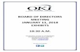 BOARD OF DIRECTORS MEETING JANUARY 11, 2018 · PDF fileMr. Skip Schulte, Citizen ... the 2018 Nominating Committee: Karl Schultz, Chair, Andrew Aiello and Roger Kerlin. Mr. Bogard