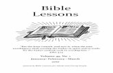 Bible Lessons 2017, 1st Quarter - Church of God Evening · PDF fileBible Lessons òBut the hour ... O Lord, to receive glory and honour and power: for thou hast created all things,