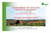 ASSESSMENT OF AEOLIAN VIBRATION SEVERITYVIBRATION SEVERITY 2011/Umberto - Assessment 2011CIGRE rid.pdf · ASSESSMENT OF AEOLIAN VIBRATION SEVERITYVIBRATION SEVERITY ... are very sensitive