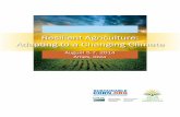 Resilient Agriculture: Adapting to a Changing Climate · PDF fileResilient Agriculture: Adapting to a Changing Climate August 5-7, 2014 Ames, Iowa. ... Climate Change, Mitigation and