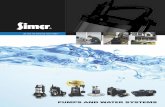 WE RUN THE WATER IN YOUR HOME - Simer  · PDF fileWE RUN THE WATER IN YOUR HOME ... Sump pumps operate with a switch – vertical or tethered ... • Easy Installation,