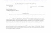 IN THE UNITED STATES DISTRICT COURT FOR THE · PDF fileDANIEL IMPERATO,: CHARLES FISCINA, and ... Case 9:12-cv-80021-XXXX Document 1 Entered on FLSD Docket 01/09/2012 Page 1 of 33.