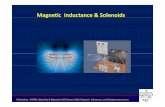 Magnetic inductance Solenoids - folk.uio.nofolk.uio.no/ravi/cutn/elec_mag/15-eddy-displacement.pdf · Units of Magnetic Field • The SI unit of magnetic field is the tesla (T) Wb