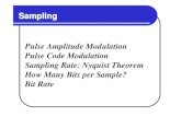 Pulse Amplitude Modulation Pulse Code Modulation Sampling ...andrei.clubcisco.ro/cursuri/3rl/tapus/RC_CA_Curs_03_Digital... · Sampling Pulse Amplitude Modulation Pulse Code Modulation