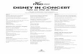 DISNEY IN CONCERT - melbournesymphonyorchestra · PDF fileSelections from Disney’s Tangled Music by Alan Menken Lyrics by Glenn Slater Arranged ... and Wonderland Music Company,