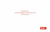 Introduction: E.ON Strategic Co-Investments EcoSummit · PDF file6 Technology & Innovation “Technology & Innovation” within GM with three distinct functions! Innovation Scouting