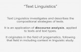“Text Linguistics” - Il · PDF fileemotive/ expressive conative/directive ... 3) VOCATIVE 4) AESTHETIC, 5) PHATIC 6) METALINGUAL ... “Text Linguistics” POETIC/AESTHETIC FUNCTION