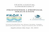 STATE COASTAL CONSERVANCYscc.ca.gov/webmaster/ftp/pdf/Prop_1_RFP_20150728.pdf · 7/28/2015 · B. Coastal Conservancy’s Strategic Plan ... including groundwater and local storage.