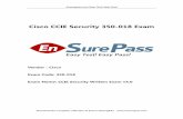 Cisco CCIE Security 350-018  · PDF fileEnsurepass.com Easy Test! Easy Pass! Download the complete collection of Exam's Real Q&As   Cisco CCIE Security 350-018 Exam