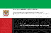UAE Nuclear Power Programme Case - International … Alkaabi Permanent Representative of the UAE to the IAEA UAE Nuclear Power Programme Case TM on Topical Issues on Infrastructure