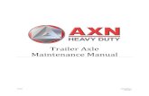 Trailer Axle Maintenance Manual - Chandler … Heavy Duty Trailer Axle...Maintenance Manual Section 1 - General Information 3 About this Manual Maintenance and service procedures outlined