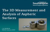 The Measurement and Analysis of Aspheric Surfaces - …eprints.soton.ac.uk/65103/1/The_Measurement_and_Analysis_of... · • Dr Marcus Jung Ph.D Bosch ... • Uncertainty: ... The