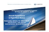 Aircraft Performance & Flight Deck Basics - NBAA · PDF file23rd Annual Schedulers & Dispatchers Conference San Diego, CA – January 15 – 18, 2012 Aircraft Performance & Flight
