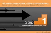 The Insiders’ Guide to BPM: 7 Steps to Process Mastery 11 - Six...has outlined in his popular book—The Insiders’ Guide to BPM: ... The Insiders’ Guide to BPM:7 Steps Instructional