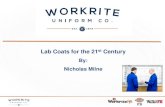 Lab Coats for the 21 Century - American Industrial Hygiene ... · PDF fileSelect PPE that properly fits each lab worker ... relatively uncomfortable to wear. ... New –Workrite FR/CP