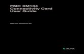 Xilinx UG536 FMC XM104 Connectivity Card User Guide · PDF fileFMC XM104 Connectivity Card User Guide UG536 ... in the United States and other ... Xilinx FMC cards are generally designed