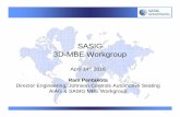 SASIG 3D-MBE Workgroup - National Institute of · PDF file · 2016-04-28SASIG 3D-MBE Workgroup April 14 th 2016 Ram Pentakota Director Engineering, Johnson Controls Automotive Seating