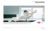 REHAU WINDOW AND DOOR SYSTEMS · PDF fileREHAU WINDOW AND DOOR SYSTEMS ... innovative solutions has made us a global leader in polymer processing ... From sound-absorbing roller shutter
