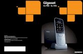 Gigaset SL780-SL785 -  · PDF fileGigaset Communications GmbH Schlavenhorst 66, D-46395 Bocholt ... Service reparieren, da diese ggf. andere Funkdienste stören könnten. Hinweis
