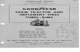 GOODYEAR PRICES - The Old Car Manual Project Tires/1957 Goodyear... · farm tractor and implement tires tubes. rims ..l . index . ... the most complete farm tire line in the industry
