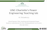 UNC-Charlotte's Power Engineering Teaching · PDF fileUNC-Charlotte's Power ... UNC-Charlotte's Power Engineering Teaching lab New Experiments in The Power System UNC ... line protection