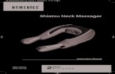 Shiatsu Neck Massager - Boulanger · PDF file1 Instruction Manual NMS-250-EU NMS-250-GB Shiatsu Neck Massager IB-NMS250EU-0313-01_Lao 1 26/03/2013 14:46 Page 1