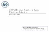 HISD’s Effective Teacher in Every Classroom Initiativecontent.bandzoogle.com/users/houstonisdwatch/files/Effective... · HISD’s Effective Teacher in Every ... Survey of HISD principals,