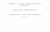 Model Local Educational Agency Policies and · Web viewPolicies and Procedures Revised July 2016 Tony Evers, State Superintendent Wisconsin Department of Public Instruction TABLE OF
