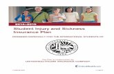 Student Injury and Sickness Insurance Plan - · PDF fileStudent Injury and Sickness Insurance Plan ... Pediatric Vision Care Services Benefits ... You may obtain a copy of our privacy