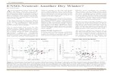 | Feature Article ENSO-Neutral: Another Dry Winter? · PDF fileof a neutral ENSO event with ... winter precipitation calculated for each of the state’s climate divisions during ...