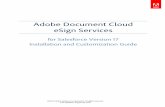 Adobe Document Cloud eSign Services - Adobe Sign, e · PDF fileAdobe Document Cloud eSign Services for Salesforce v17 Installation and Customization Guide 3 Document Cloud Environment