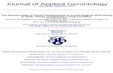Journal of Applied Gerontology - Hearth · PDF fileJournal of Applied Gerontology 2009 28: 461 originally published online 3 Nan Sook Park of Older Adults in Assisted Living Facilities