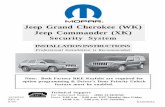 Jeep Grand Cherokee (WK) Jeep Commander (XK)site.justforjeeps.com/guide/82209709.pdf · Jeep Grand Cherokee (WK) Jeep Commander ... power doorlock & door trigger connections, and