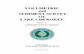 VOLUMETRIC and SEDIMENT SURVEY OF LAKE … the Hydrographic Survey Team of the TWDB conducted a volumetric and sediment survey of Lake Cherokee ... volumetric and sediment survey of