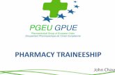7. 14 11 26E Traineeship in Pharmacy education in · PDF filePharmaceutical Group of European Union! ... % report diﬃcul4es%in ... 7. 14 11 26E Traineeship in Pharmacy education