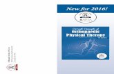 Current Concepts of Orthopaedic Physical Therapyorthoptlearn.org/pb-assets/ortho/Course Brochures/26.2_Current...titled Current Concepts of Orthopaedic Physical Therapy. Since our