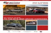 BUYER’S GUIDE TO THE 2018 JEEP GRAND CHEROKEE · PDF file · 2018-01-14ENGINE OPTIONS The Jeep Grand Cherokee offers a variety of engine options, so you can choose the one ... These