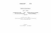SNEAP 1979 PROCEEDINGS - Triangle Universities …sneap/general/sneap proceedings/1979... · Web viewSNEAP 79 PROCEEDINGS of the SYMPOSIUM OF NORTHEASTERN ACCELERATOR PERSONNEL 1979