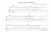 Perri - Jar of Hearts... · JAR can't wait know OF HEARTS Words and Music by BARRETT YERETSIAN. CHRISTINA PERRI and DREW LAWRENCE Moderate Ballad take not one re - your more