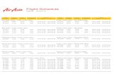 Flight Schedule -   · PDF fileFlight Schedule Valid till: 2015-01-31 Flight Depart Arrive Frequency Validity from to Flight Depart Arrive Frequency Validity from to