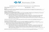Treatment of Varicose Veins Venous Insufficiency · PDF fileTreatment of Varicose Veins/Venous Insufficiency Policy Number: 7.01.124 Last Review: 7/2014 Origination: 7/2010 Next Review: