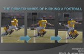 The biomechanics of kicking a football - Web.sas// Bahr, M. (1992, September). The Mechanics of a Field Goal. Popular Mechanics, volume, 36-39, 113. Title The biomechanics of kicking