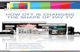 hOw OTT is changing The shape Of pay TV - v-net.tvv-net.tv/wp-content/uploads/2016/06/Videonet-OTT-PAY-TV-report...hOw OTT is changing The shape Of pay TV. Powered by NAGRA MediaLive,