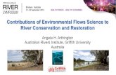 Contributions of Environmental Flows Science to River ... · PDF fileBrisbane Declaration 2007 •! ... BBM Sth Africa - King & Louw ... Lesotho Highlands Water Project Objectives: