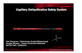 Capillary Deliquification Safety System - · PDF fileThe downhole Safety Valve is operated by the control line. ... Capillary Deliquification Safety System operates via the control