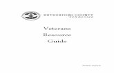 Veterans Resource Guide - Rutherford County TNrutherfordcountytn.gov/vso/pdf/guide.pdfDisabled American Veterans Alvin C. York VA Medical Center ... regardless of discharge ... hematology/oncology,